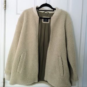 abercrombie and fitch teddy coat